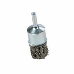 Forney Command Pro 1 in. Twist Knot End Brush Steel 25000 rpm 1 pc