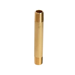 ATC 1/4 in. MPT 1/4 in. D MPT Yellow Brass Nipple 3-1/2 in. L