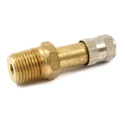 Forney Brass/Steel Tank Valve 1/8 in. Male 2 pc