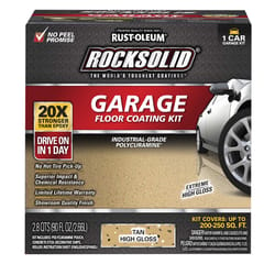 Rust-Oleum RockSolid Extreme High-Gloss Tan Polycuramine Garage Floor Coating Kit 76 oz