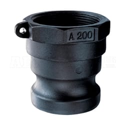 Abbott Rubber Polypropylene 2 in. D X 2 in. D Male Adapter 1 pk