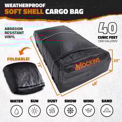 Mockins Black 40 ft³ Rooftop Bag Cars/SUVs 1 pk