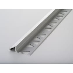 M-D BUILDING PRODUCTS 0.443 in. H X 1.52 in. W X 96 in. L Prefinished Clear Aluminum Tile Reducer