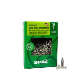 SPAX Multi-Material No. 6 Sizes X 1 in. L Unidrive Flat Head Serrated Construction Screws