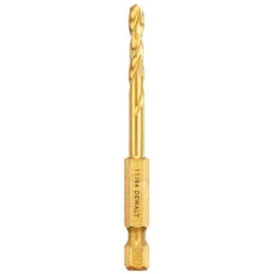 DeWalt Impact Ready 11/64 in. X 2-29/32 in. L High Speed Steel Drill Bit Quick-Change Hex Shank 1 pc