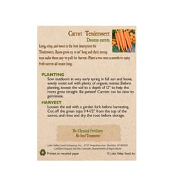 Lake Valley Seed Carrot Seeds