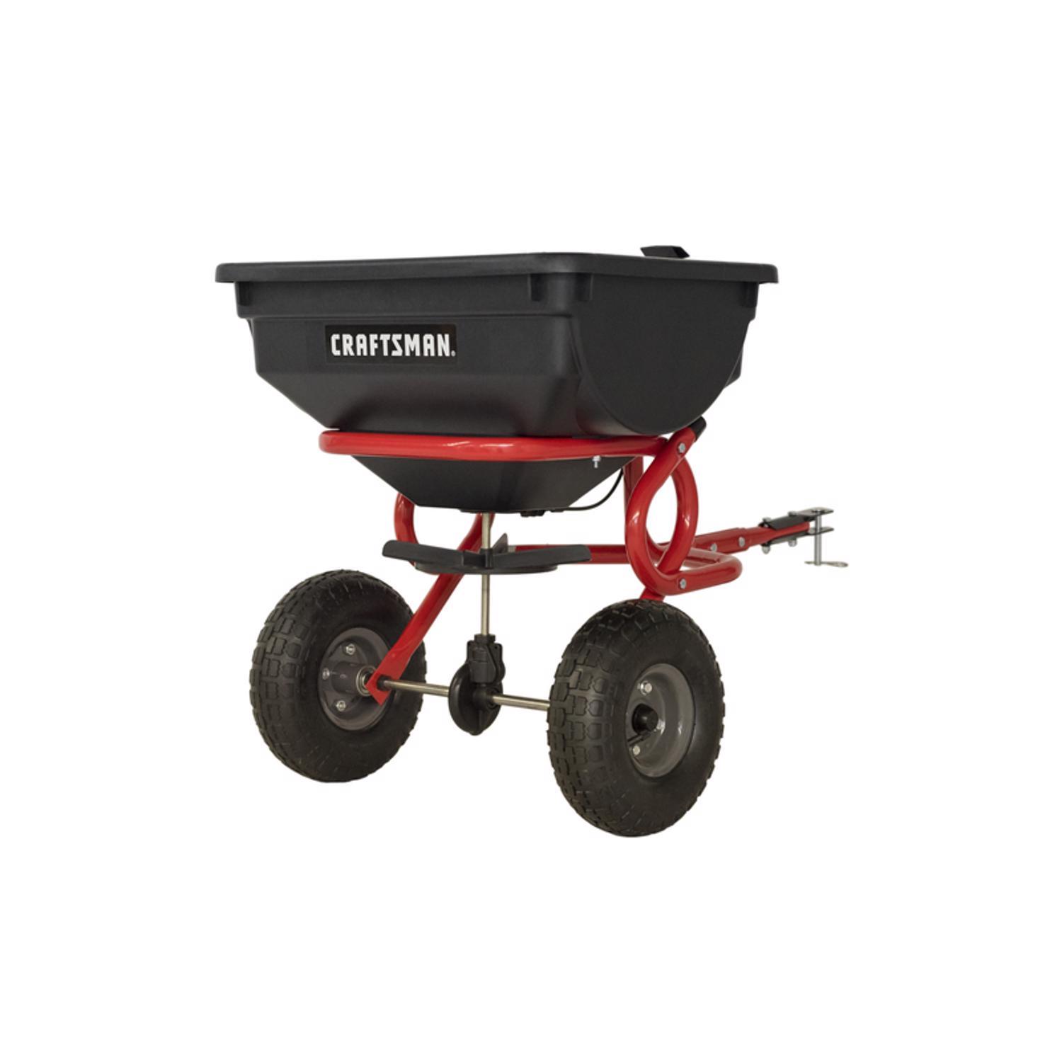 Craftsman Broadcast Tow Behind Seeder/Spreader For Fertilizer/Ice Melt/Seed 85 lb Sansujyuku sansujyuku.com