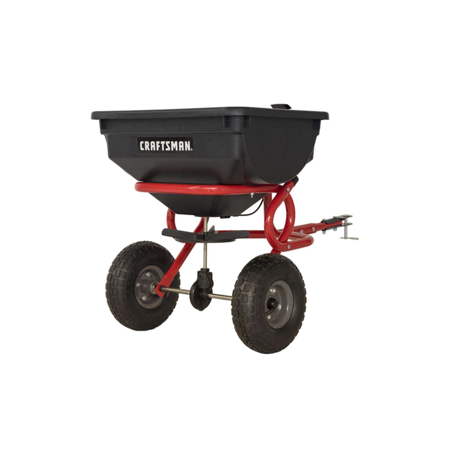 Craftsman Broadcast Tow Behind Seeder/Spreader For Fertilizer/Ice Melt