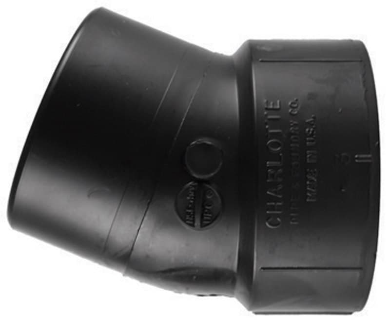 ABS003261000 Charlotte Pipe 3 in. Slip X 3 in. D Hub ABS Elbow sku ABS003261000