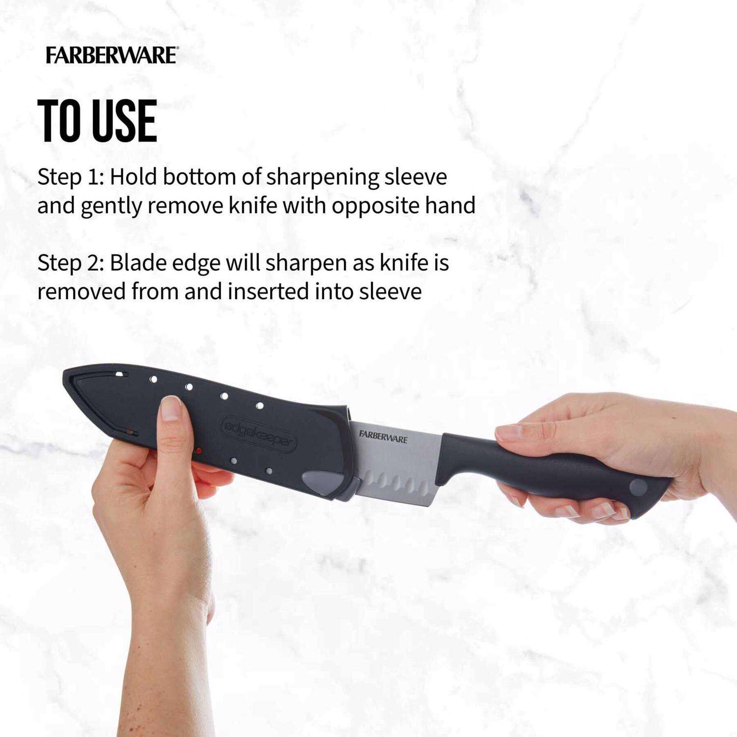 Farberware 4 in 1 Stainless Steel Scissors with Blade Cover with