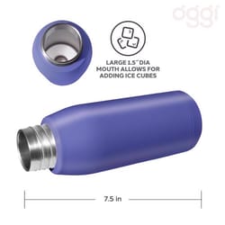 OGGI 23 oz Blue BPA Free Freestyle Vacuum Insulated Bottle