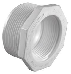 Charlotte Pipe Schedule 40 1-1/4 in. MPT X 1 in. D FPT PVC Reducing Bushing