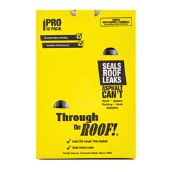 Sashco Through the Roof Black Low VOC Synthetic Rubber Roof Repair Caulk 10.5 oz