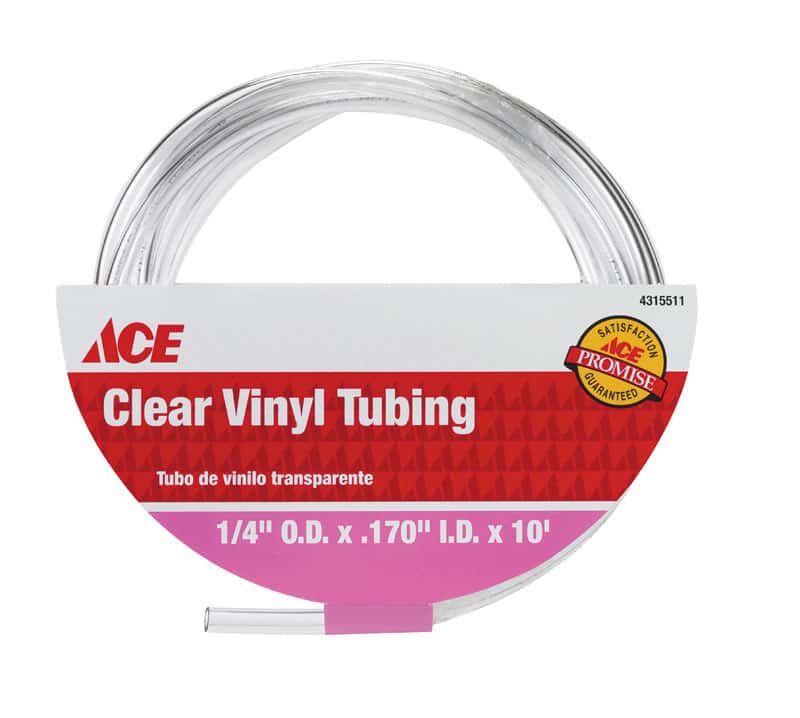 Ace ProLine 0.17 in. D X 1/4 in. D PVC Vinyl Tubing Ace Hardware
