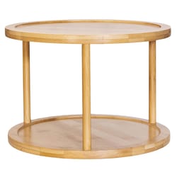 Totally Bamboo TB Home Natural Bamboo 2-Tier Lazy Susan