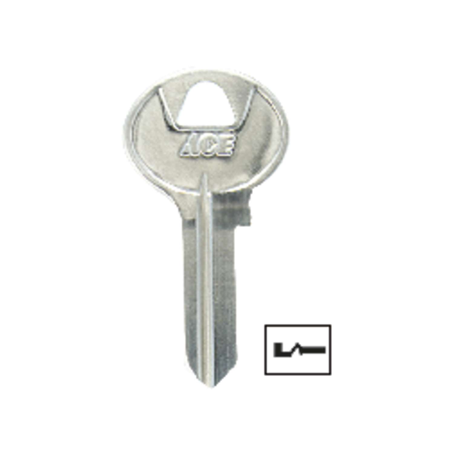 Ace Padlock Key Blank Single sided For CorbinRusswin