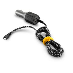 CAT USB Charge and Sync Cable 6 ft. Black/White