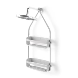 Umbra Flex 26 in. H X 4 in. W X 13 in. L Gray Shower Caddy