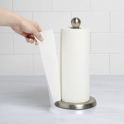 Kitchen Details Grey Stainless Steel Countertop Paper Towel Holder