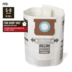 Shop Vac Filter Bags, Disposable, Medium Filtration - 3 bags