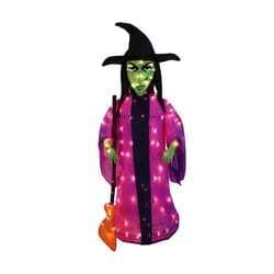 Celebrations Prelit 60" Collapsible Witch Yard Decor