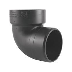 Charlotte Pipe  2 in. Hub   x 2 in. Dia. Spigot  ABS  Elbow 