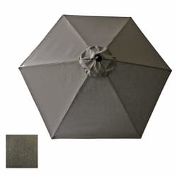 Living Accents Fullerton 9 ft. Tiltable Brown Patio Umbrella