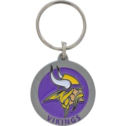 HILLMAN NFL Tempered Steel Silver Split Ring Keychain