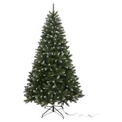 Celebrations 8 ft. Full LED 600 ct Frosted Aspen Fir Color Changing Christmas Tree