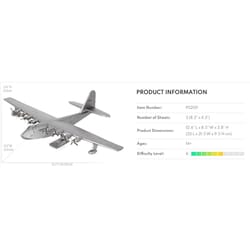 Metal Earth Spruce Goose Gray 111 pc