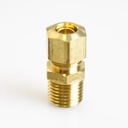 ATC 5/16 in. Compression 1/4 in. D MPT Brass Connector