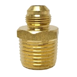 JMF Company 3/8 in. Fine Thread Flare X 1/2 in. D Male Brass Connector