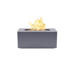 Ukiah Relic 42 in. W Aluminum Outdoor Rectangular Propane Fire Pit