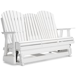 Signature Design by Ashley Hyland Wave White HDPE Frame Loveseat