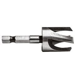 Century Drill & Tool 1/2 in. Alloy Steel Plug Cutter Hex Shank 1 pc