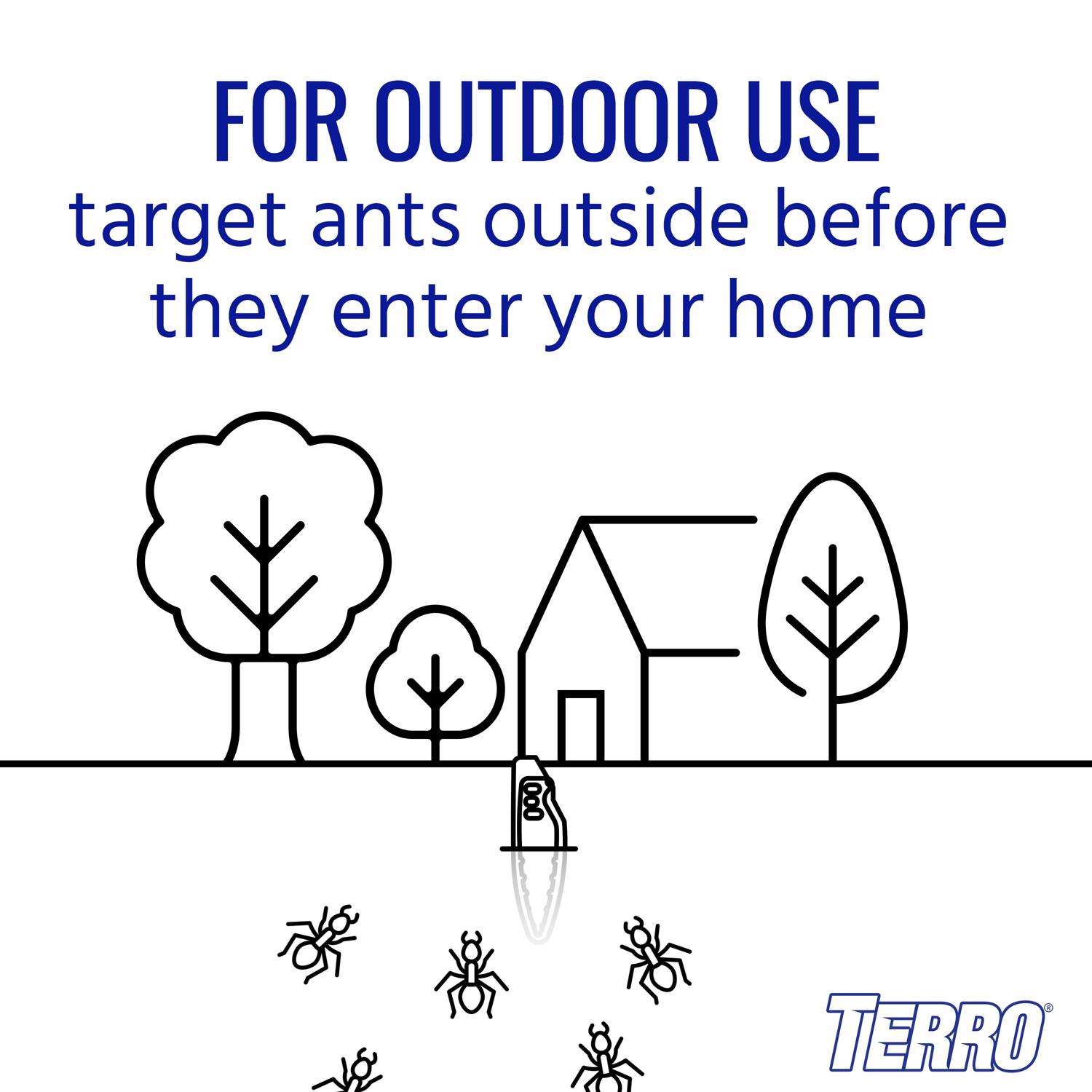 TERRO, 8 Pack Outdoor Liquid Ant Bait Stakes, Bonus 2 Liquid Ant Bait  Stations