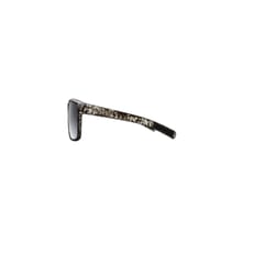 Native Wells Unisex Obsidian Tortoise Frame Silver Lens Sunglasses