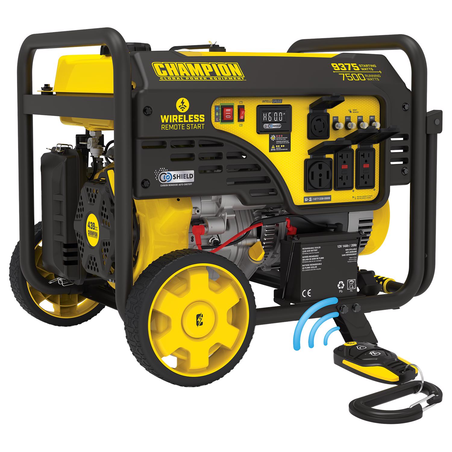 Photos - Other for recreation CHAMPION 7500 W 9375 W 120/240 V Gasoline Portable Portable Generator   2011