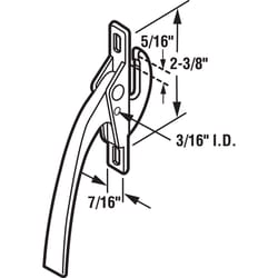 Prime-Line 8.4 in. L Aluminum White Zinc Universal Casement Window Operator Handle 1 pk