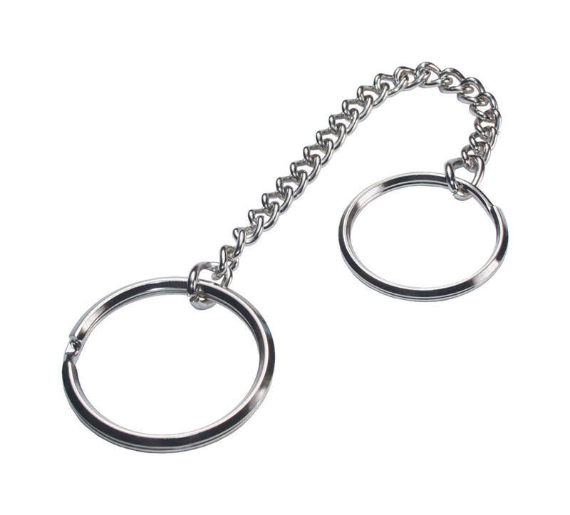 Pack of 5 Hillman 711070 Metal Silver Belt Hooks/pocket Chains Key Chain 
