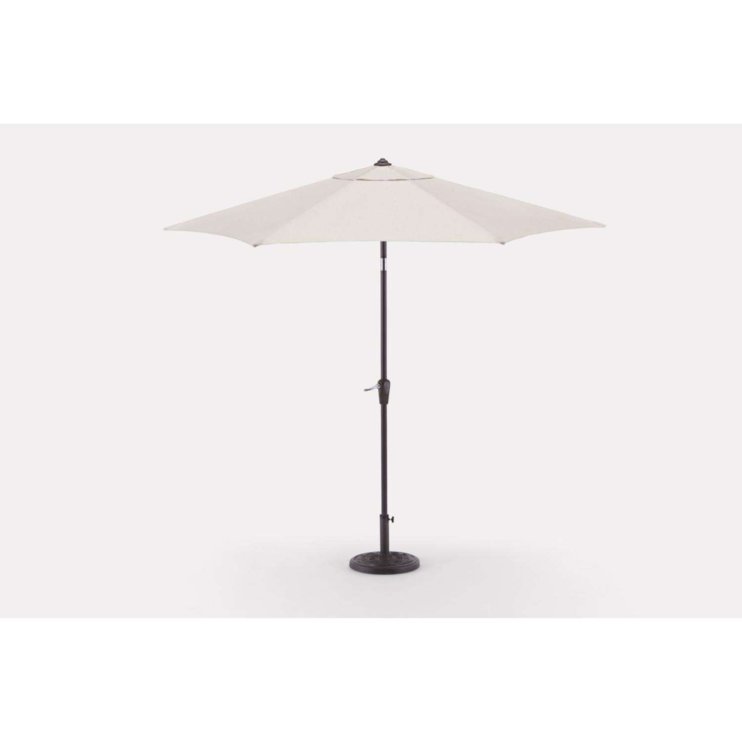 Living Accents Wilmette 9 ft. Tiltable Beige Patio Umbrella Ace Hardware