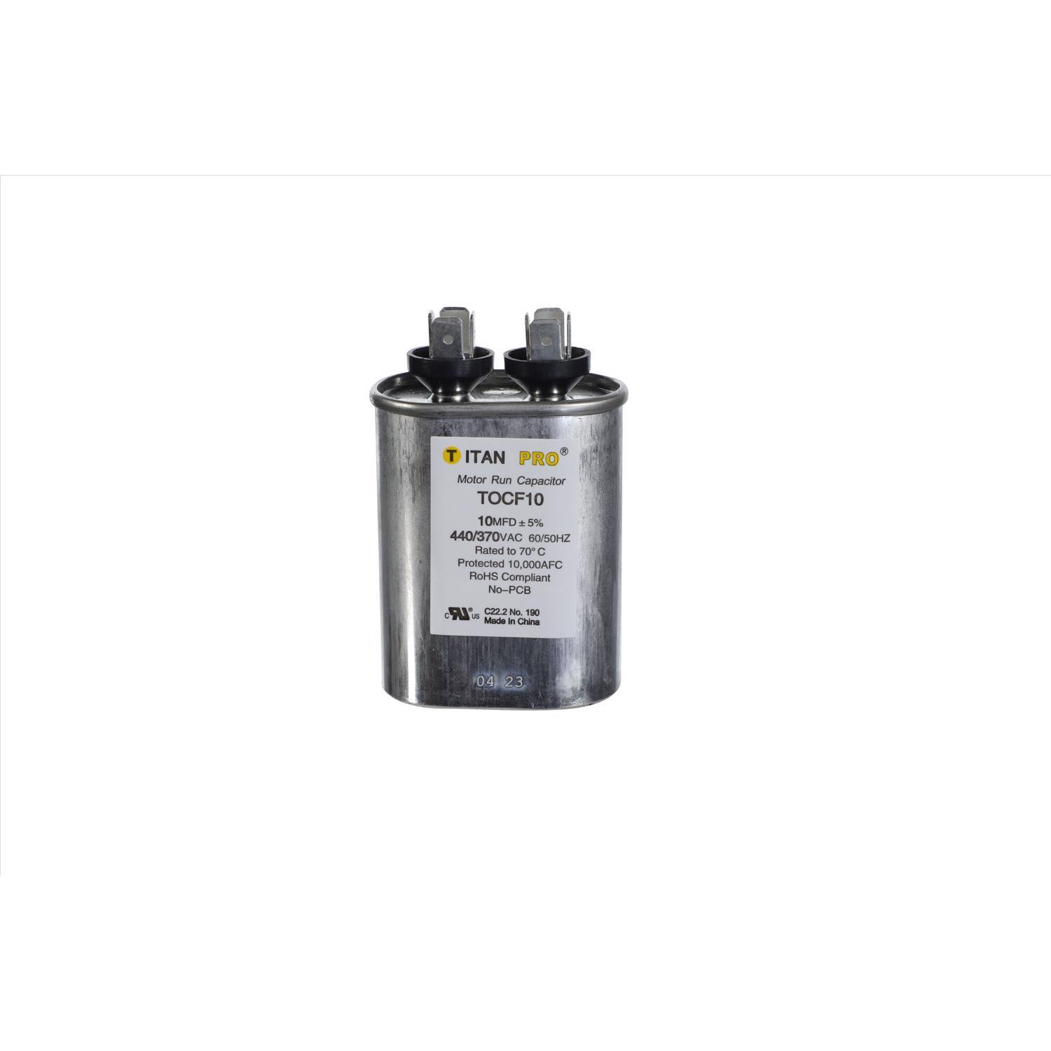 Titan Pro 10 MFD 440 V Oval Run Capacitor Ace Hardware