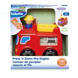 Kidoozie Press 'n Zoom Fire Engine Plastic