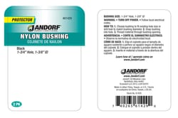 Jandorf 1-3/4 in. Nylon Bushing 1 pk
