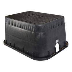 NDS 20 in. W X 13 in. H Rectangular Valve Box with Cover Black