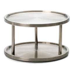 RSVP International Endurance Silver Stainless Steel 2-Tier Turntable