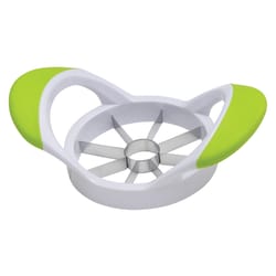 Harold Import Green/White Stainless Steel Apple Slicer and Corer