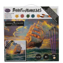 Crystal Art Paint by Number Multicolored 7 pc