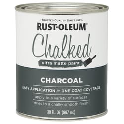 Rust-Oleum Chalked Ultra Matte Charcoal Water-Based Acrylic Chalk Paint 30 oz