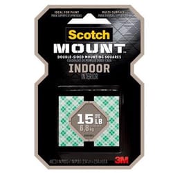 3M Scotch-Mount 1 in. W X 1 in. L White High Strength Masking Tape 1 pk